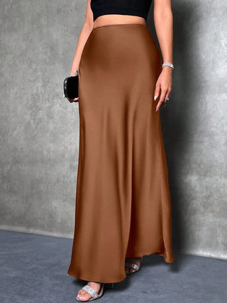 Solid Color Mermaid Style Skirt