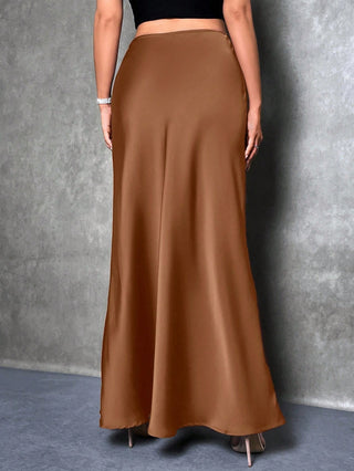 Solid Color Mermaid Style Skirt