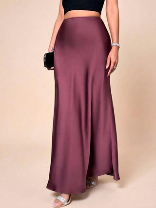 Solid Color Mermaid Style Skirt