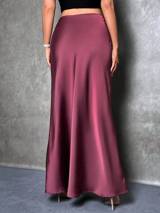 Solid Color Mermaid Style Skirt