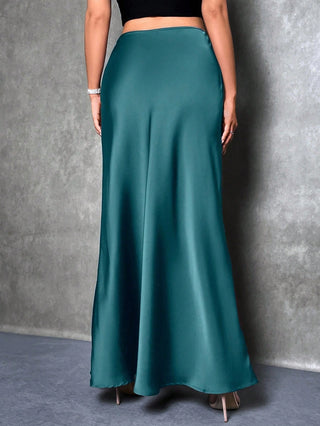 Solid Color Mermaid Style Skirt