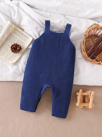 Vintaside Kids Baby Boy Stylish Bear Jacquard Knit Romper