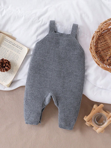 Vintaside Kids Baby Boy Stylish Bear Jacquard Knit Romper