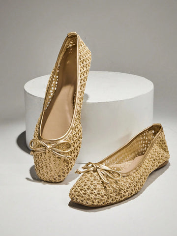 Women's Casual Forma Microfiber Closed Toe Comfortable Ballet Flats