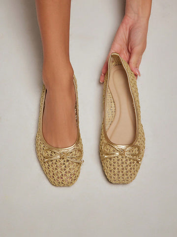 Women's Casual Forma Microfiber Closed Toe Comfortable Ballet Flats