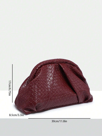 Women Vintage Minimalist Crocheted Beach Bag