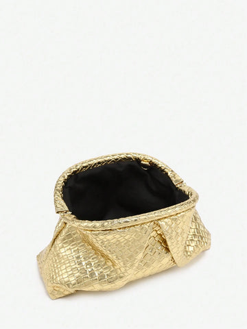 Women Vintage Minimalist Crocheted Beach Bag