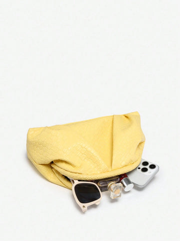 Women Vintage Minimalist Crocheted Beach Bag