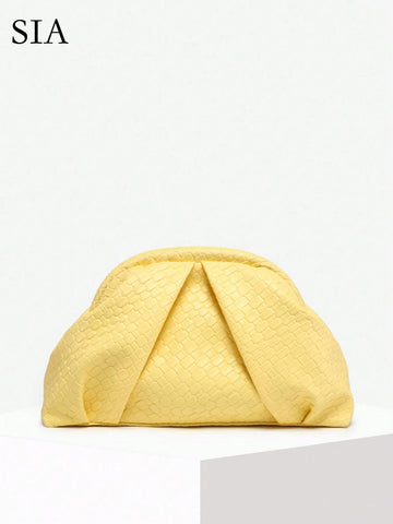 Women Vintage Minimalist Crocheted Beach Bag