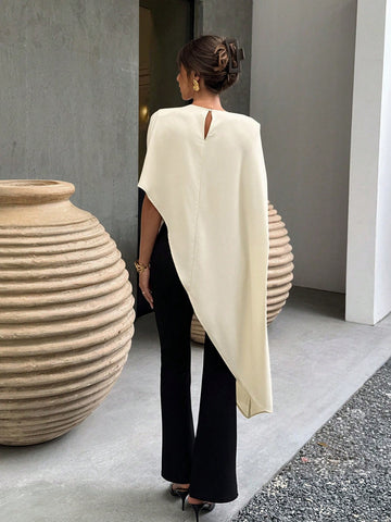 Asymmetric Hem Party Elegant Blouse