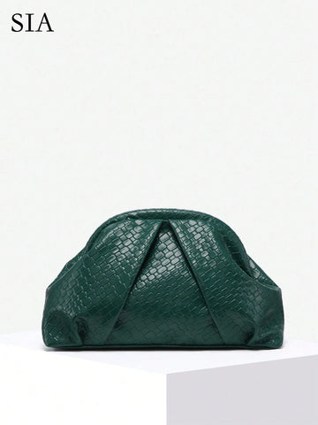 Women Vintage Minimalist Crocheted Beach Bag