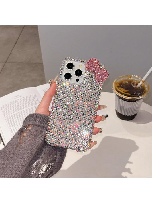 New Luxury High-End Women's 3D Bowknot Rhinestone Phone Case