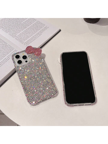 New Luxury High-End Women's 3D Bowknot Rhinestone Phone Case