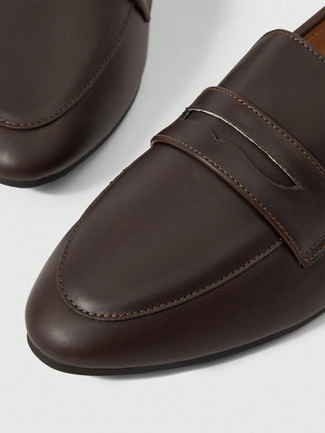 Women's Shoes New Years Metallic Buckle Decor Comfortable Black Flat Heel Loafers