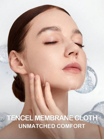 5PCS Aloe Vera Face Mask, Natural Plant Extract Series,Hydrating, Moisturizing,Brighting,Korean Mask