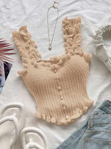 Women's Romantic Casual Holiday Knit Top