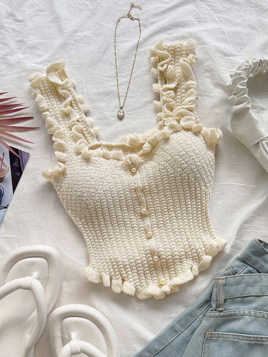 Women's Romantic Casual Holiday Knit Top