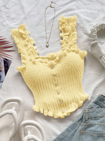 Women's Romantic Casual Holiday Knit Top