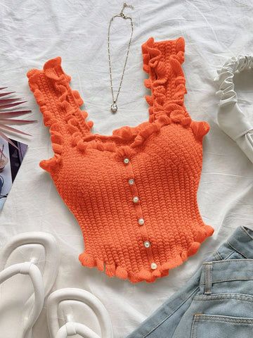 Women's Romantic Casual Holiday Knit Top