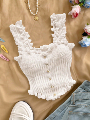 Women's Romantic Casual Holiday Knit Top