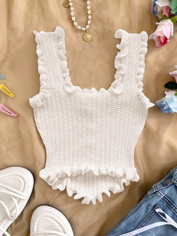 Women's Romantic Casual Holiday Knit Top