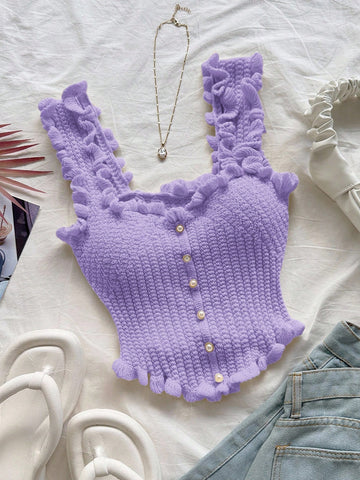 Women's Romantic Casual Holiday Knit Top