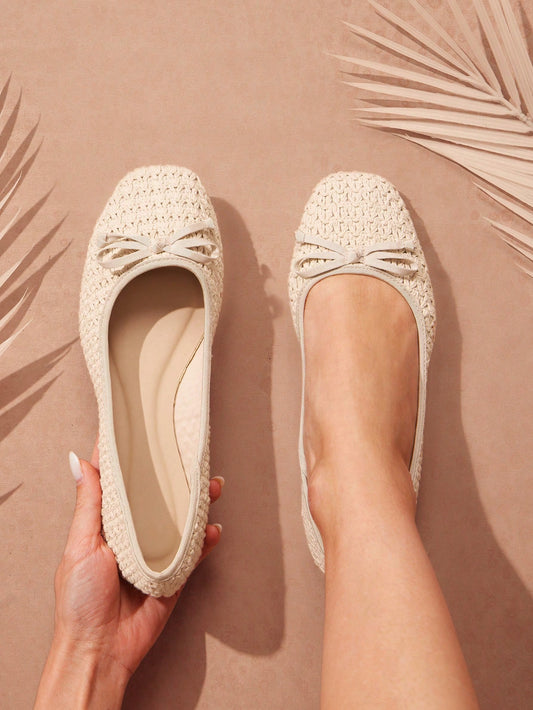 Women's Casual Forma Microfiber Closed Toe Comfortable Ballet Flats