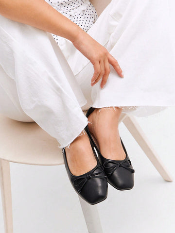 Women's Casual Forma Microfiber Closed Toe Comfortable Ballet Flats