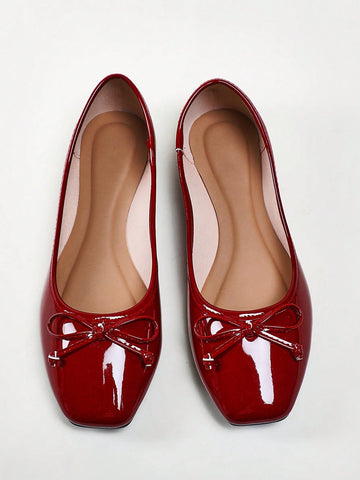 Women's Casual Forma Microfiber Closed Toe Comfortable Ballet Flats