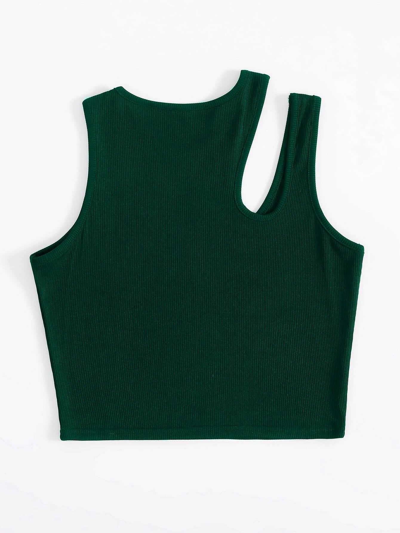 Solid Cut Out Tank Top