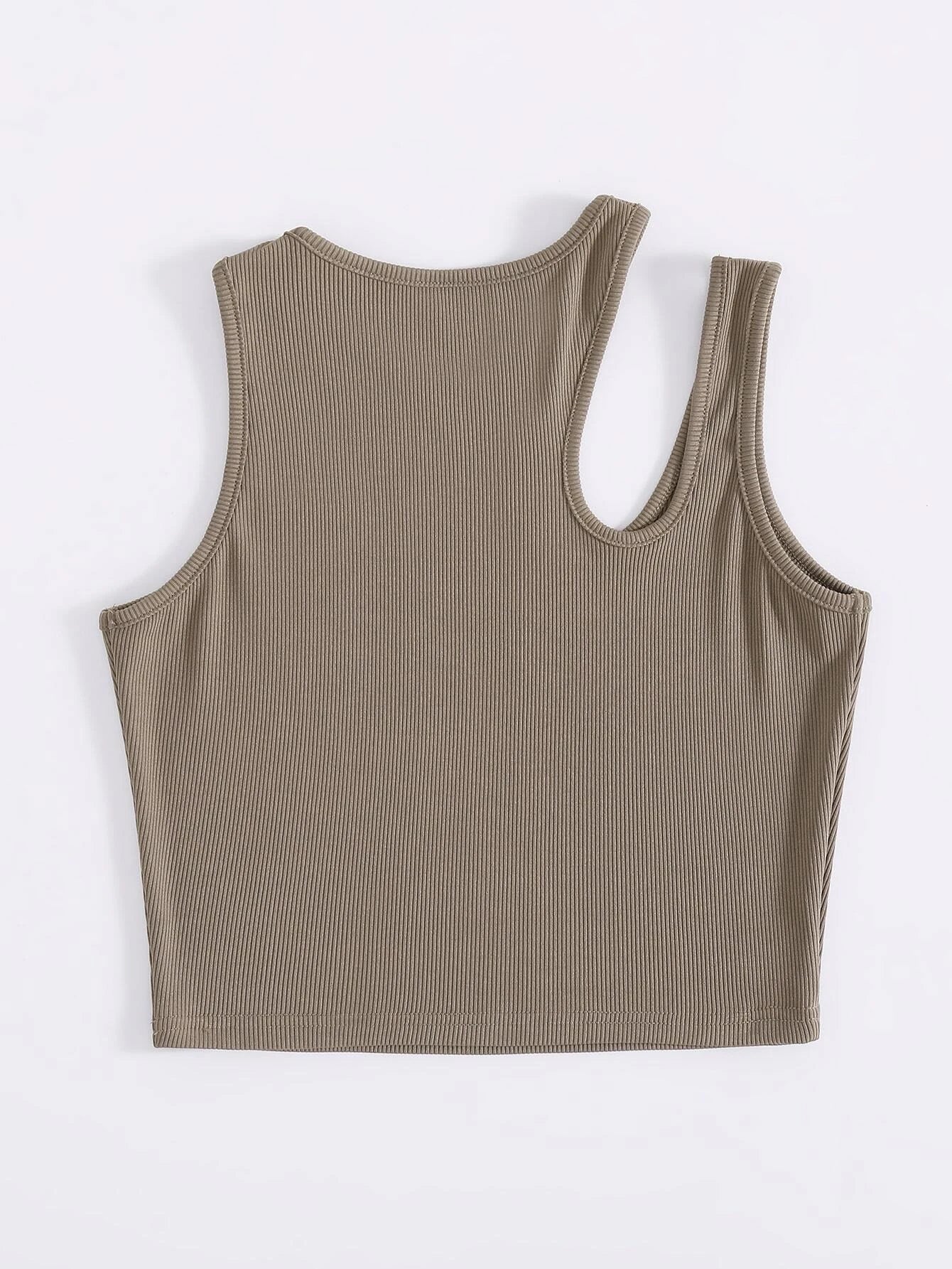 Solid Cut Out Tank Top