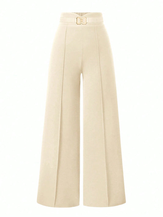 Solid Color Straight Leg Casual Versatile Business Commute Pants