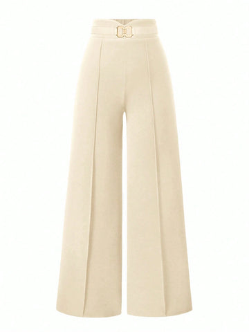 Solid Color Straight Leg Casual Versatile Business Commute Pants