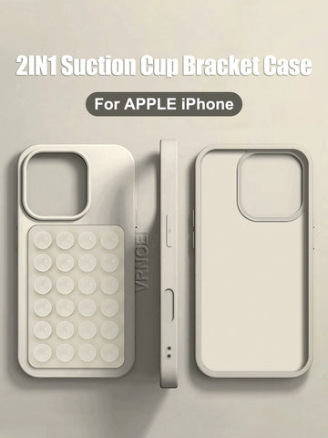 Upgrade 2IN1 Suction Cup Bracket Phone Case