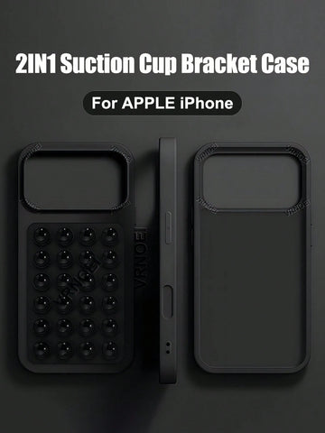Upgrade 2IN1 Suction Cup Bracket Phone Case