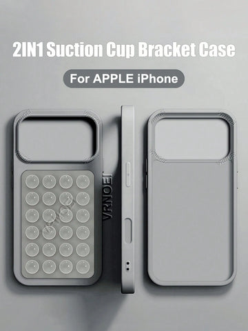 Upgrade 2IN1 Suction Cup Bracket Phone Case