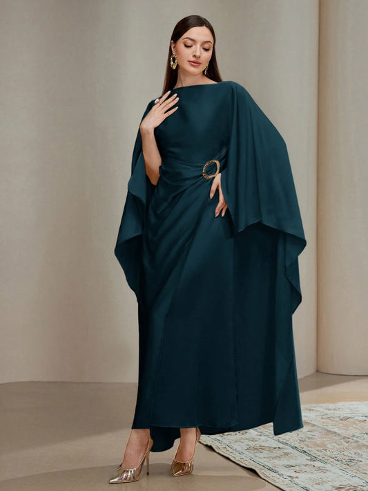 Women's Elegant Party Cloak Dress