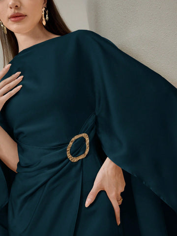 Women's Elegant Party Cloak Dress