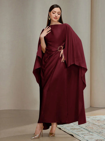 Women's Elegant Party Cloak Dress