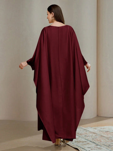 Women's Elegant Party Cloak Dress