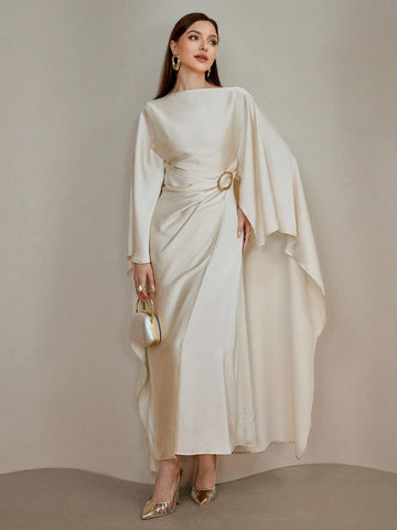 Women's Elegant Party Cloak Dress