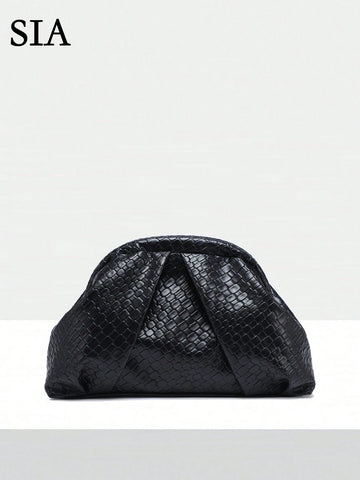 Women Vintage Minimalist Crocheted Beach Bag