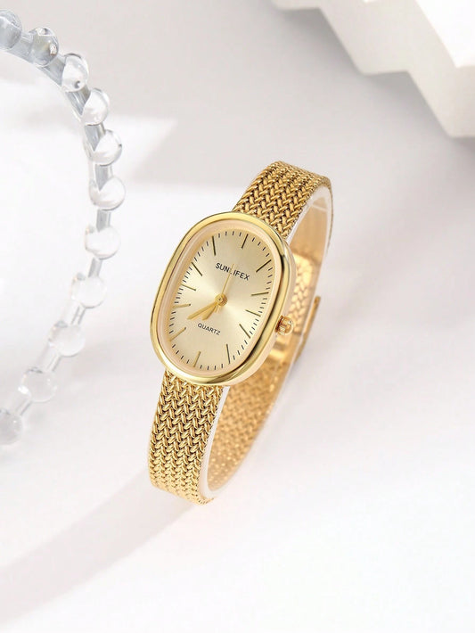 Vintage Oval Watch With Exquisite Small Dial
