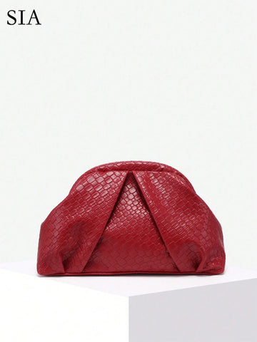 Women Vintage Minimalist Crocheted Beach Bag