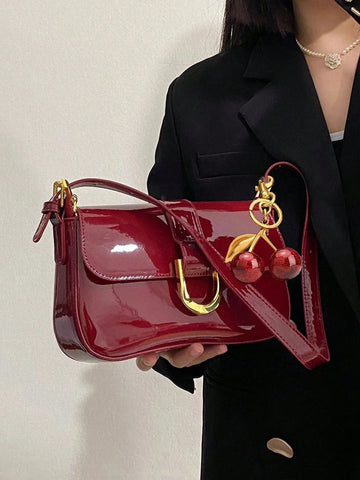 Vintage-Style Red Vixen Box Bag
