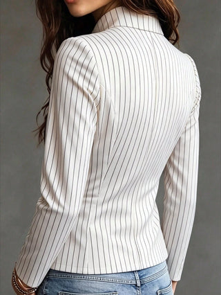 Women's Pinstripe Blazer
