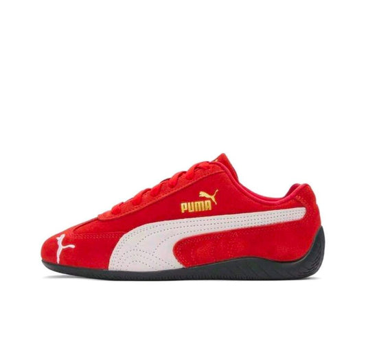 PUMA Speedcat Series Genuine Split Leather Comfortable Versatile Thin Sole Low-Top Casual Shoes