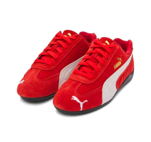 PUMA Speedcat Series Genuine Split Leather Comfortable Versatile Thin Sole Low-Top Casual Shoes