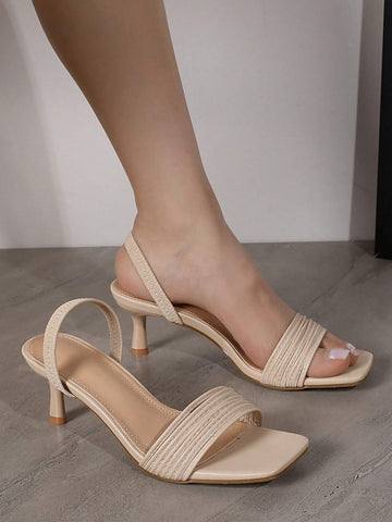 Women Multi Strap Stiletto Heeled Sandals