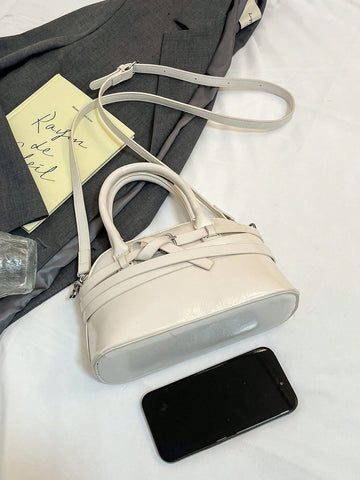 Women's Clasp Shoulder Bag